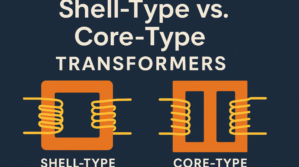 เชลล์-ประเภท เทียบกับ การเปรียบเทียบที่ครอบคลุมของหม้อแปลงชนิดคอร์